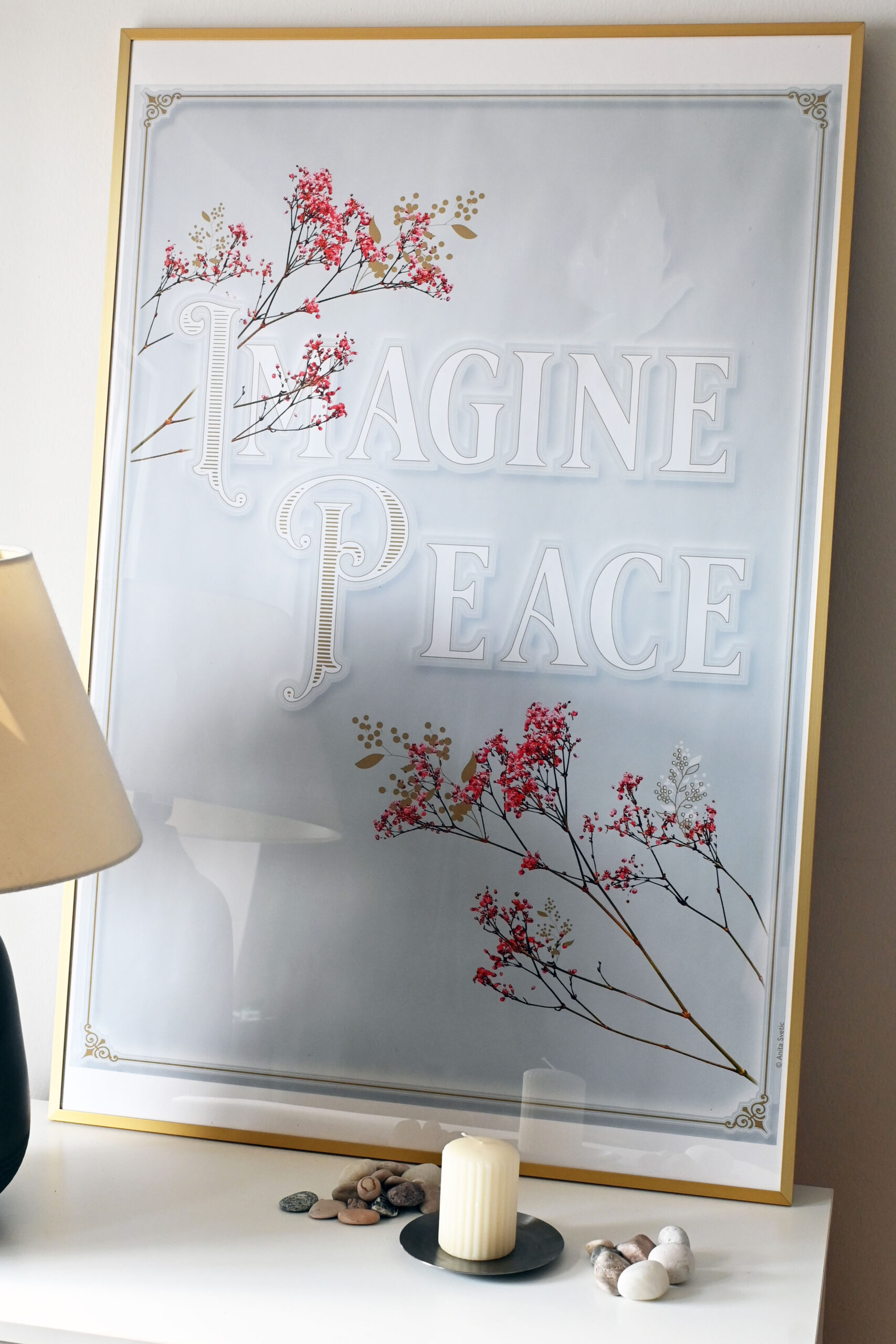 Imagine Peace Poster Raum