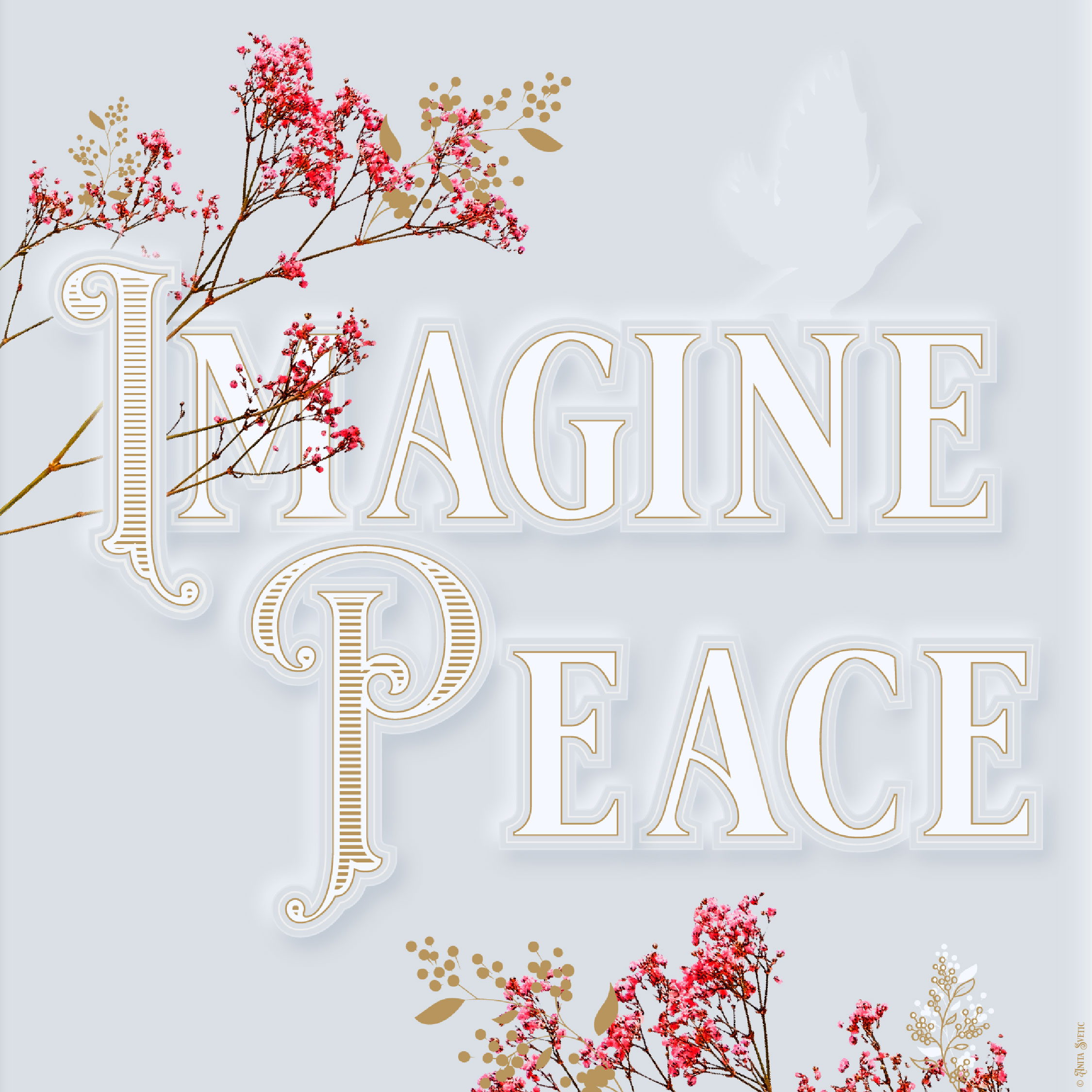 Imagine Peace Detailelement