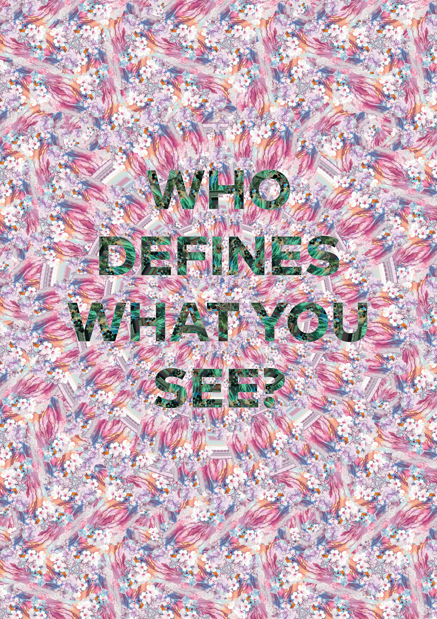 Poster Who defines what you see? Details
